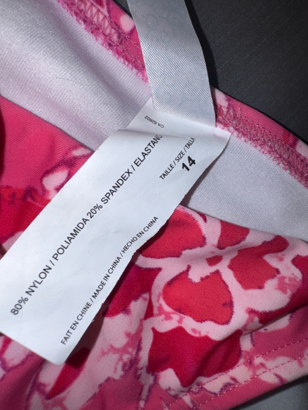 Pink Floral Triangle Bikini Set - Picture 4 of 4